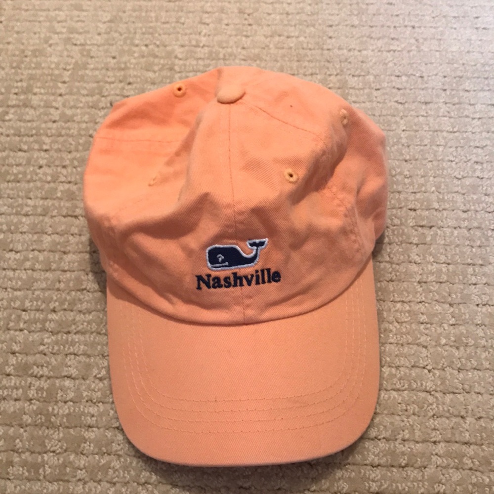 Vineyard vines orange nashville hat